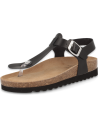 Comfortable Sandal, Model Ampurias Black- D&#39;Torres