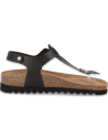 Comfortable Sandal, Model Ampurias Black- D&#39;Torres
