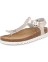 SANDALIA FLIP-FLOP PLANTA ANATÓMICA ACOLCHADA, AMPURIAS CHAMPANGNE - D&#39;Torres