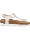 SANDALIA FLIP-FLOP PLANTA ANATÓMICA ACOLCHADA, AMPURIAS CHAMPANGNE - D&#39;Torres