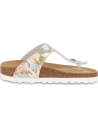 SANDALIA PLANTA ANATÓMICA ACOLCHADA, TABARKA FLIP-FLOP AQUARELA - D&#39;Torres