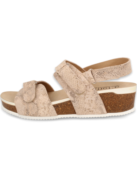 Comfortable Sandal, Model Gandia Sandal Linen - D'Torres