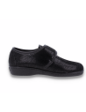 ZAPATILLA DE SEÑORA PARA PIES ANCHOS CON JUANETES, CLARA NEGRO