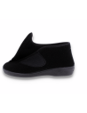 ZAPATILLA DE SEÑORA PARA PIES ANCHOS CON JUANETES, TINA NEGRO
