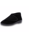ZAPATILLA DE SEÑORA PARA PIES ANCHOS CON JUANETES, TINA NEGRO