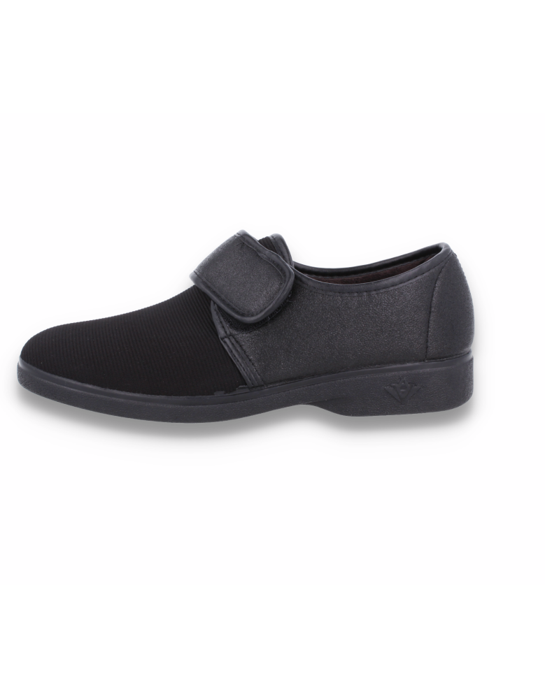 ZAPATOS DE CABALLERO PARA PIES DELICADOS ADAM NEGRO