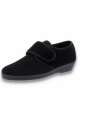 ZAPATILLA DE SEÑORA PARA PIES ANCHOS CON JUANETES, PILAR NEGRO