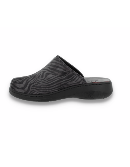 ZAPATILLAS ANATÓMICAS SEÑORA D'TORRES OXFORD GRIS, EMPEINE LICRA
