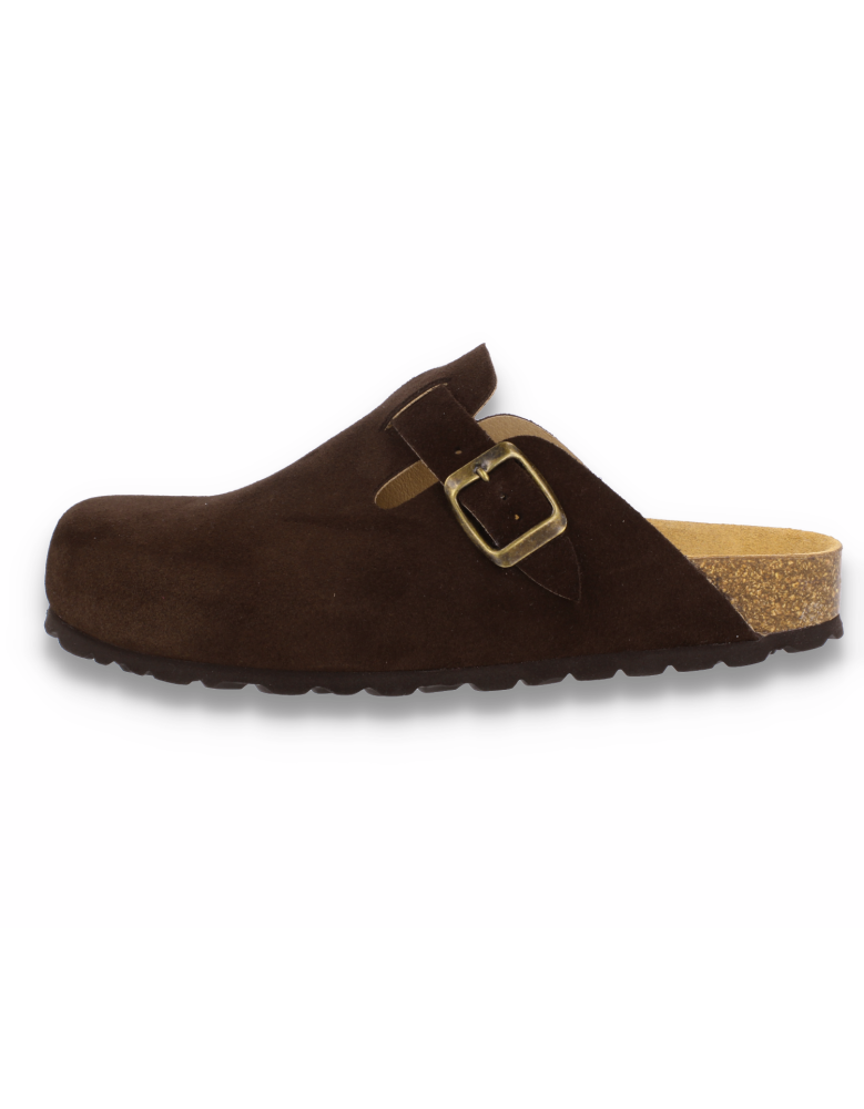Comfortable Clog, Model Berlin Komfort Brown - D'Torres