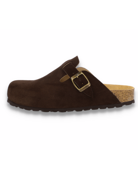 Comfortable Clog, Model Berlin Komfort Brown - D'Torres