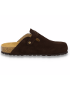Comfortable Clog, Model Berlin Komfort Brown - D&#39;Torres