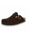 Comfortable Clog, Model Berlin Komfort Brown - D&#39;Torres