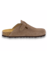 Comfortable Clog, Model Berlin Komfort Taupe - D&#39;Torres