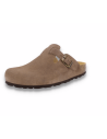 Comfortable Clog, Model Berlin Komfort Taupe - D&#39;Torres