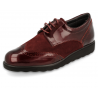 ZAPATO BLUCHER MUY CÓMODO CHELSEA F0 BURDEOS