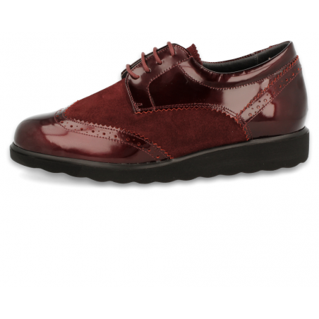 LADY SHOES CHELSEA F0 BURGUNDY