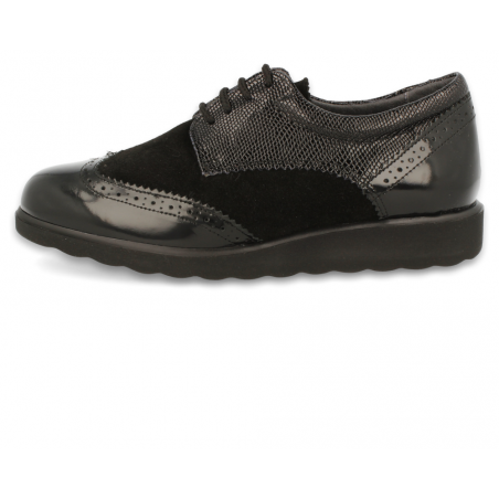 ZAPATO CÓMODO SEÑORA, CHELSEA F1 NEGRO