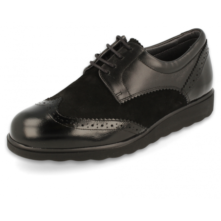 ZAPATO CÓMODO SEÑORA CHELSEA 01 NEGRO
