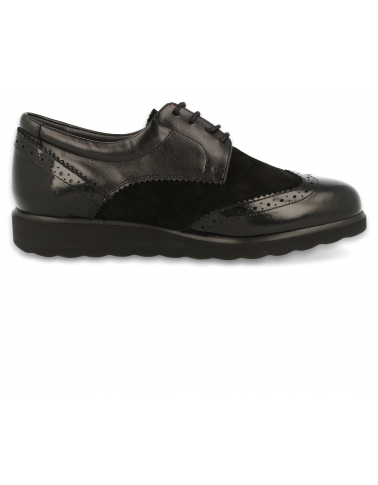 ZAPATO CÓMODO SEÑORA CHELSEA 01 NEGRO