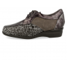 ZAPATO CÓMODO SEÑORA, GENEVE E5 Metal Gris