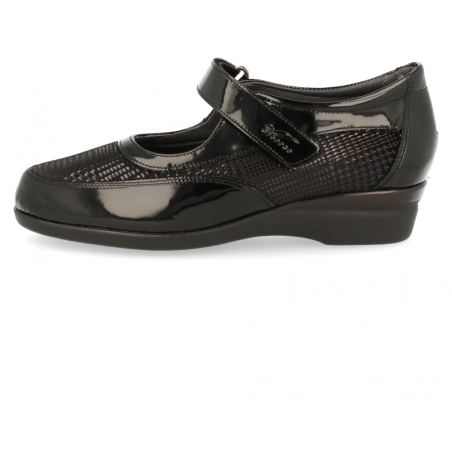 ZAPATO CÓMODO SEÑORA, BREMEN A1 NEGRO