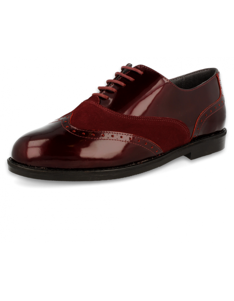 ZAPATO SEÑORA ELEGANTE Y CÓMODO FLORENCIA BURDEOS F0