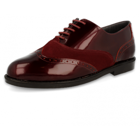 ZAPATO SEÑORA ELEGANTE Y CÓMODO FLORENCIA BURDEOS F0