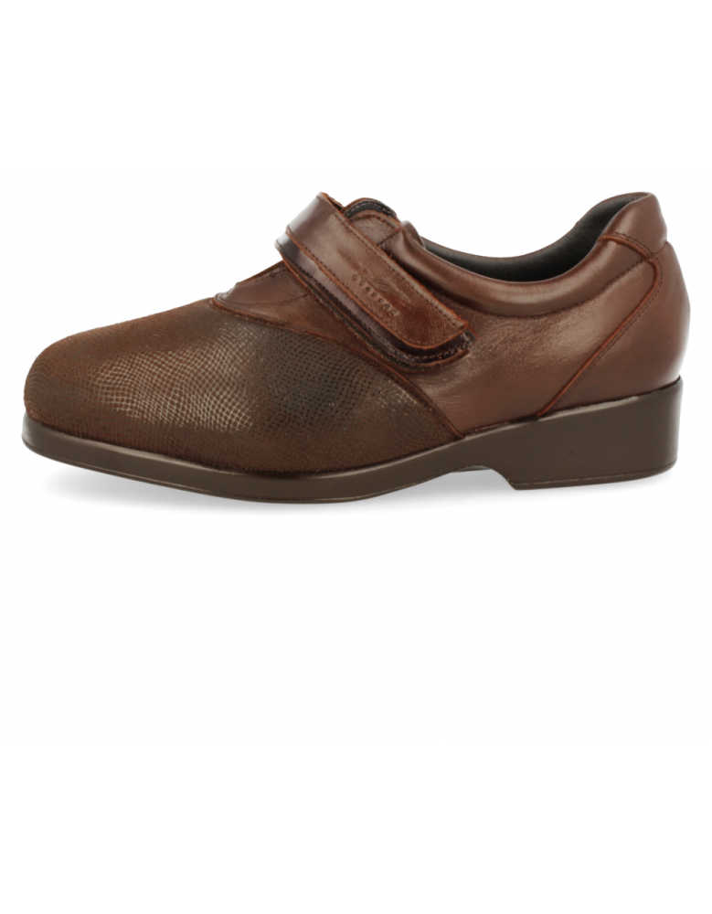 ZAPATOS DE ANCHO ESPECIAL PARA PIES DELICADOS, GARDA A11 Marrón