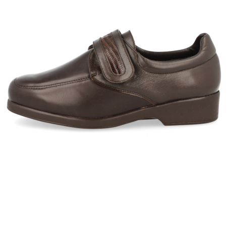 ZAPATO SEÑORA PIE DIABÉTICO COMODÓN 11 02 Marrón