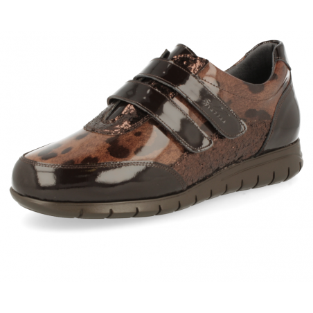 ZAPATO CÓMODO SEÑORA, ZOE F2 Marrón