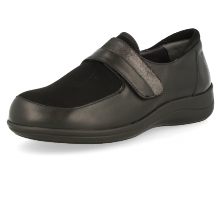 ZAPATO CÓMODO SEÑORA, BERTA E1 Negro