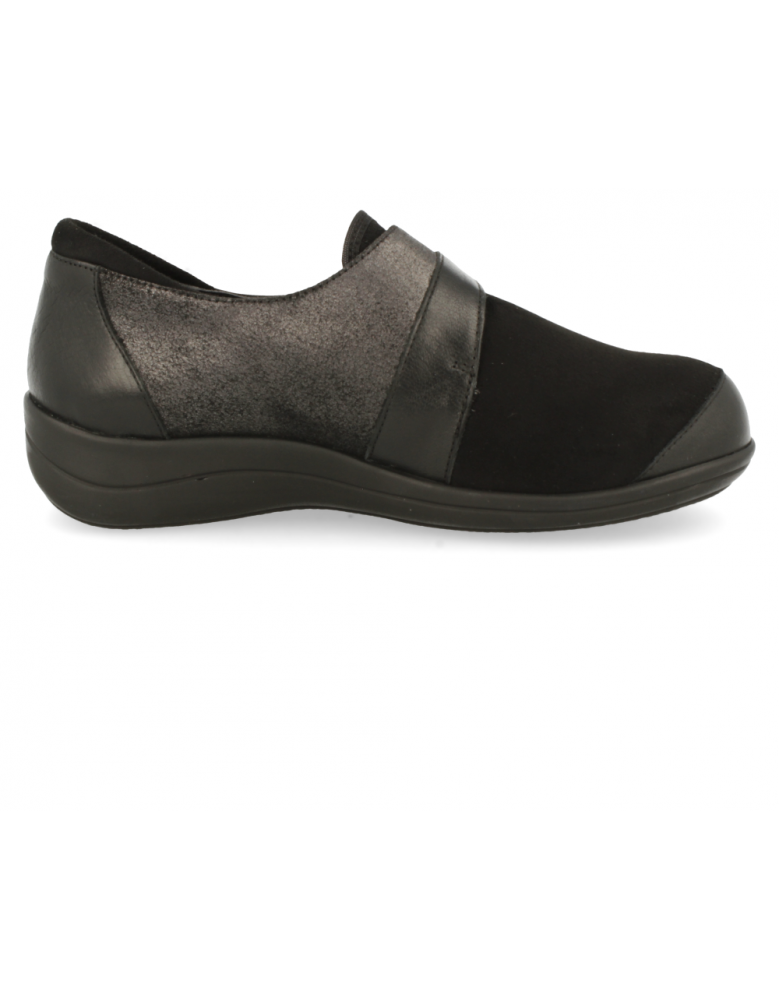 ZAPATO CÓMODO SEÑORA, BERTA E1 Negro