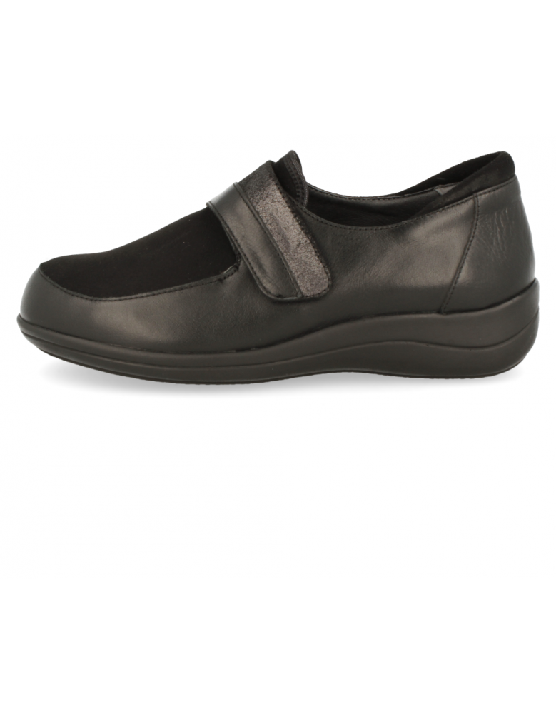 ZAPATO CÓMODO SEÑORA, BERTA E1 Negro