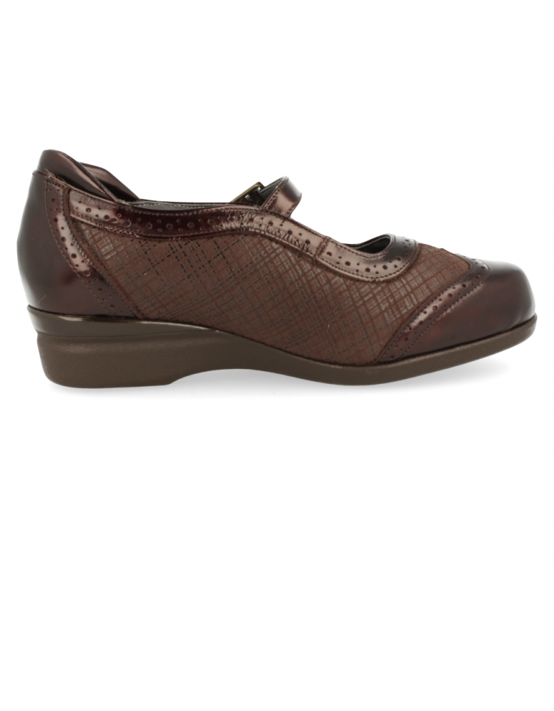 ZAPATO CÓMODO SEÑORA, VELEZ E4 Marrón
