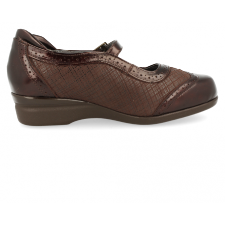 ZAPATO CÓMODO SEÑORA, VELEZ E4 Marrón