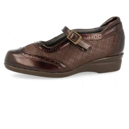 ZAPATO CÓMODO SEÑORA, VELEZ E4 Marrón